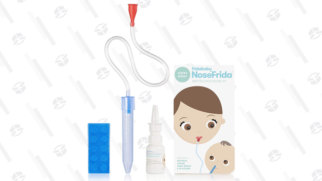 Yes, it’s gross, but part of being a parent is sucking snot out of your kid’s nose. I’m sorry.